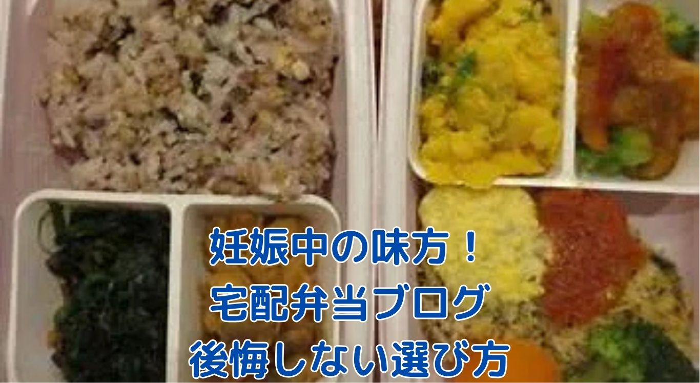 妊娠中の宅配弁当はこのブログで完璧！味・料金で失敗しない選び方とは？アイキャッチ