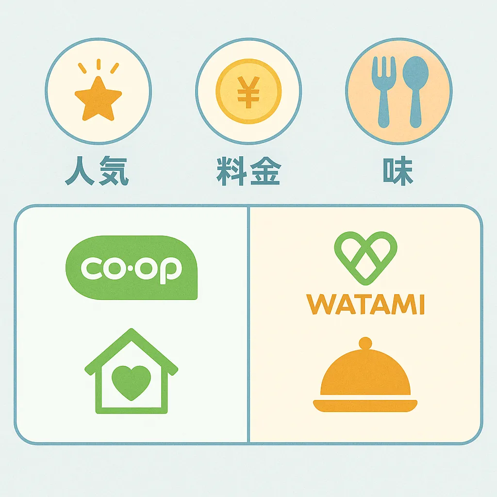 高齢者向け常温の宅配弁当｜後悔しない選び方。人気サービスを料金・味で比較アイキャッチ